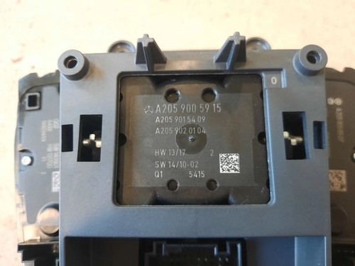 Interruptor mando mercedes 205 253 mando unidad multimedia a2059005915 - Imagen 3 de 11