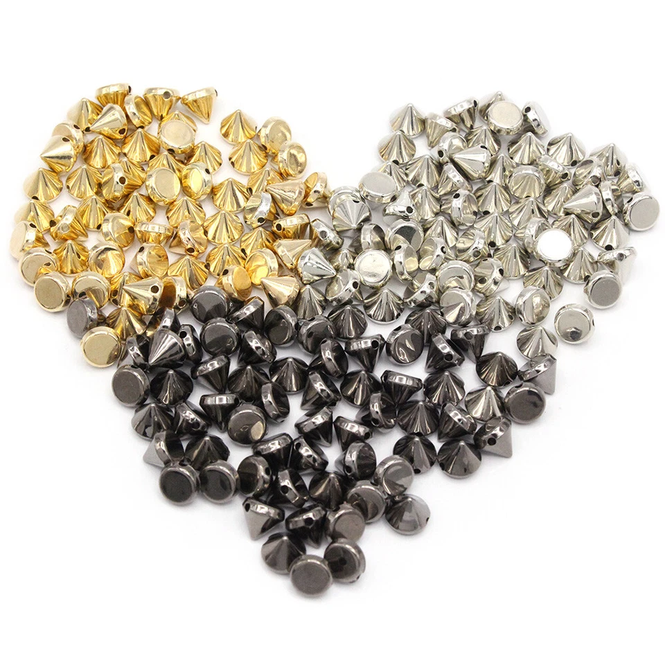 Cone Plastic Decorative Rivet Punk Rivets for Leather Clothes Sewing Accessories - Image 4 of 4