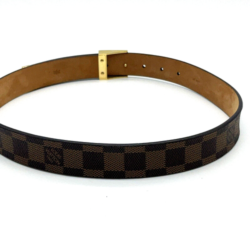 LOUIS VUITTON Gürtel Braun Damier Ebene Saint Tulle Carre 75/30 100% Original - Bild 7 von 13