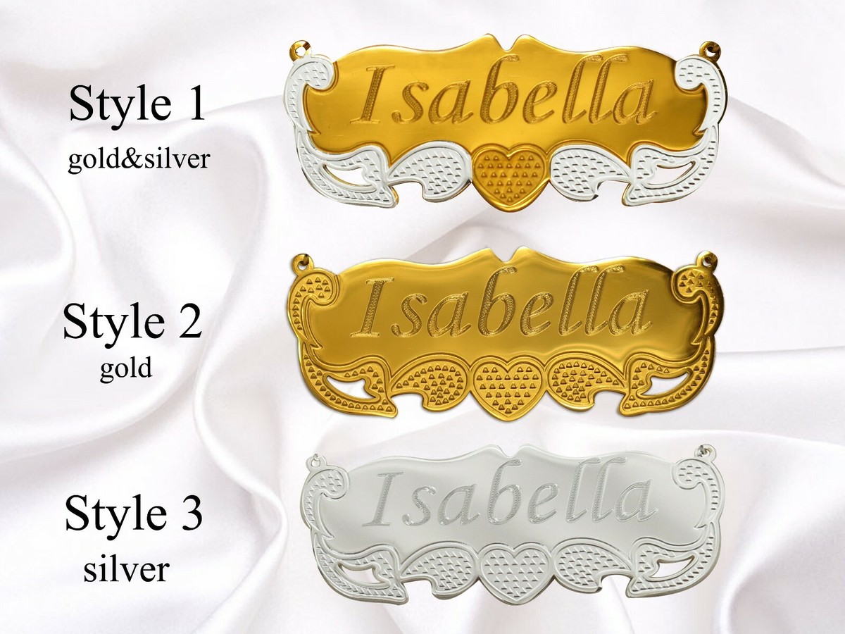 Name necklace for shop baby girl