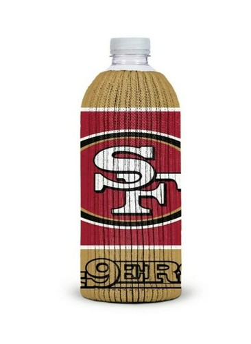 49ers Knit Cooler - Fits almost any bottle - San Francisco Forty Niners NFL  - Picture 1 of 3