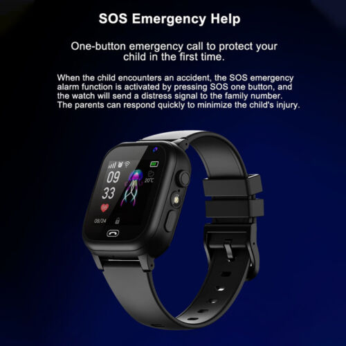 Kids Tracker Smart Watch GSM GPS SIM Alarm Camera SOS Call Phone for Boys Girls - Picture 4 of 17