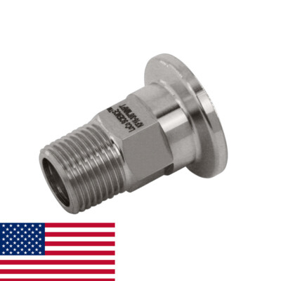 KF-16 NW-16 3/8'' NPT (MALE) Adapter Vacuum Fitting SS304 LoCo SCIENCE