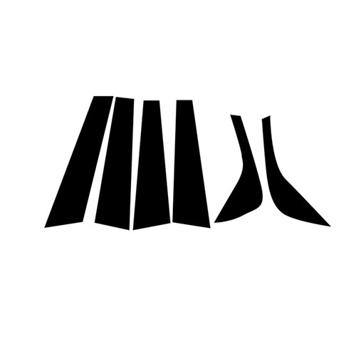 6 Stück Fenster Säulenpfosten Für Land Rover Discovery Sport L550 2015-2019 - Picture 2 of 19