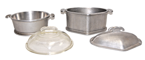 Guardian Service Ware Heavy Aluminum Casserole w/Lid & Triangle Pot w/Lid M5220 - Picture 6 of 24