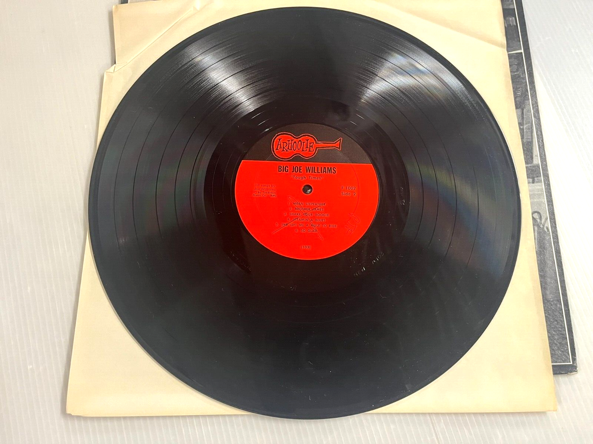 BIG JOE WILLIAMS Tough Times LP Arhoolie F1002 DELTA BLUES