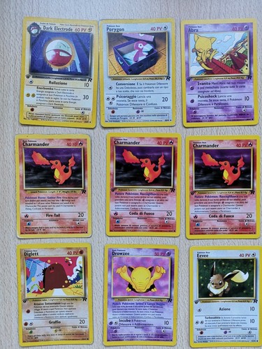 TEAM ROCKET SET POKEMON (SINGOLE, PRIMA EDIZIONE, NON COMUNI) - SCONTI - Foto 38 di 378
