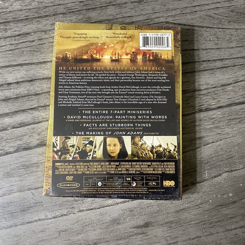 John Adams ~ Epic 7 Part Miniseries, DVD 3-Disc Set (HBO, 2008) New & Sealed - Picture 7 of 7