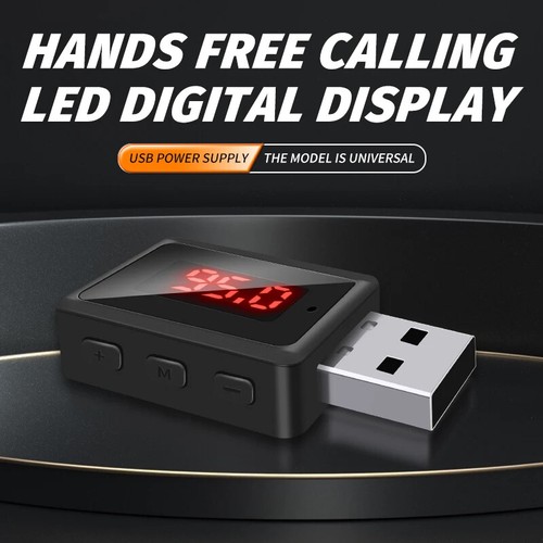 Trasmettitore FM Bluetooth 5.3 per Auto con Vivavoce e Adattatore Audio USB - Foto 2 di 14