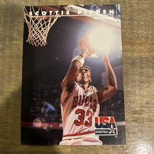 Scottie Pippen 1992 Skybox USA #65 NBA Rookie Base Set Chicago Bulls B1