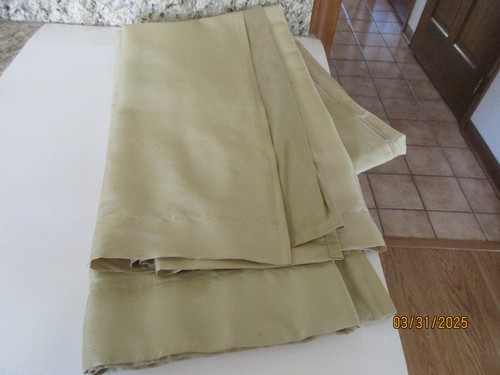 100 % Seide Drapierung Paneele gefüttert, maßgeschneidert 42 "X 84" Gold Farbe - Bild 17 von 19