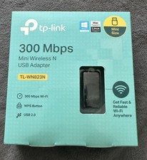 TP-Link TL-WN823N N300Mbps Mini USB Wireless WiFi Network Adapter for PC