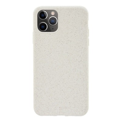 4-OK Eco Biodegradable Schutz Hülle Case Cover in Weiss für Apple iPhone 11 Pro