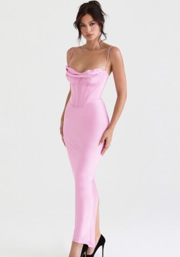 HOUSE OF CB Charmaine Corset Maxi Dress PINK (Size XS) BRAND NEW - Bild 5 von 11