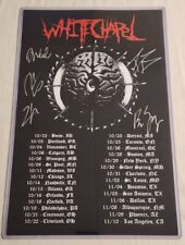 Whitechapel Autographed 11x17 Fall 2022 Tour Poster #1 Whitechapel Autographed 11x17 Fall 2022 Tour Poster #1