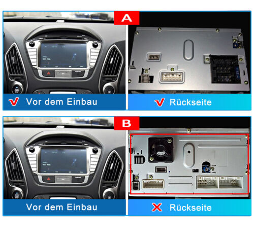 6+128G 8Kern Für Hyundai IX35 Tucson 2009-2015 Android12 Autoradio GPS NAVI DAB+ - Bild 3 von 13