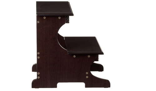 Bed Stairs Adults Two Step Stool Wood Stair Ladder Wooden Home Kitchen Bedroom - Picture 6 of 8
