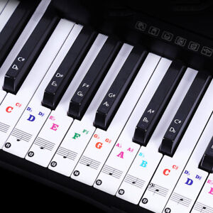 Heute weiß ich, dass sich auch viele andere mit solchen aufklebern behelfen, um die tasten schneller zu den noten zuordnen zu können. Klaviatur Aufkleber Noten . Keyboard Klavier Noten Aufkleber Deutsches Layout 37 49 61 ...