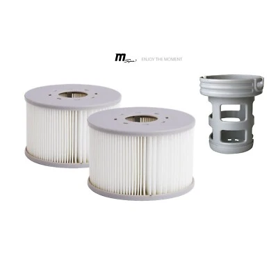 2 Stück Ersatzfilter für MSPA Original Pool Filter MSPA Filterkartuschen Adapter - Bild 1 von 3