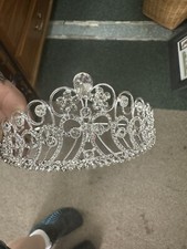 Silver Rhinestone Princess Tiara