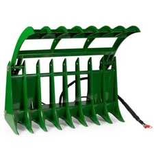 Titan Attachments 60" Root Grapple Rake Attachment Fits John Deere Loaders,