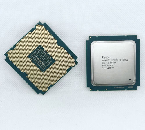 2X Intel Xeon E5-2697 V2 SR171 2.7GHz 30M 1860MHz twelve cores server CPU - Picture 2 of 7