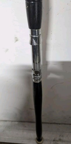 Vintage St. Croix 1-Piece Casting Fishing Rod with Wood Handle + Roller Guides - Picture 2 of 4