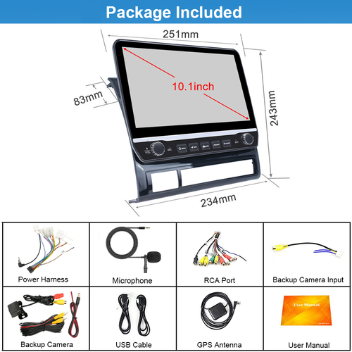 Für Toyota Tacoma 2005-2013 Android 13.0 Autoradio Stereo GPS WIFI Apple Carplay - Bild 14 von 14
