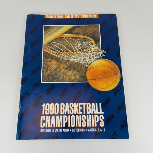Midwestern Collegiate Conference MCC 1990 Basketball-Meisterschaftsprogramm