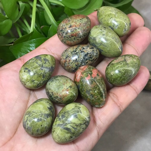 Huevo de cuarzo natural Unaktie cuarzo cristal calavera Reiki gema curativa 5 piezas - Imagen 6 de 12