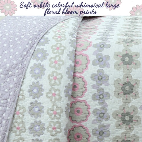 Lola Flora Wende-Bettdecke aus Baumwolle, Tagesdecken, Decke - Bild 7 von 12