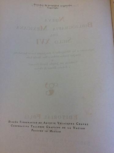 NUEVA BIBLIOGRAFIA MEXICANA DEL SIGLO XVI- Enrique R. Wagner 1940 limited 1st ed - Picture 7 of 7