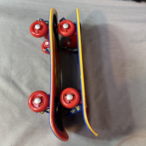 Build A Bear Skateboard 9”, Lot Of 2, Red And Yellow Flames (SU3) - Picture 7 of 15