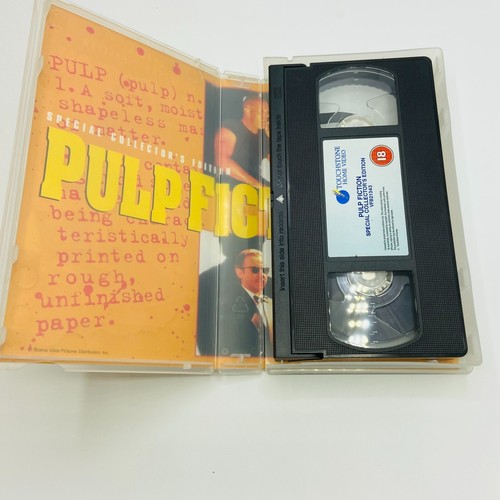 Pulp Fiction VHS Special Collectors Video Tape 1995 Vintage Quentin Tarantino - Picture 8 of 11