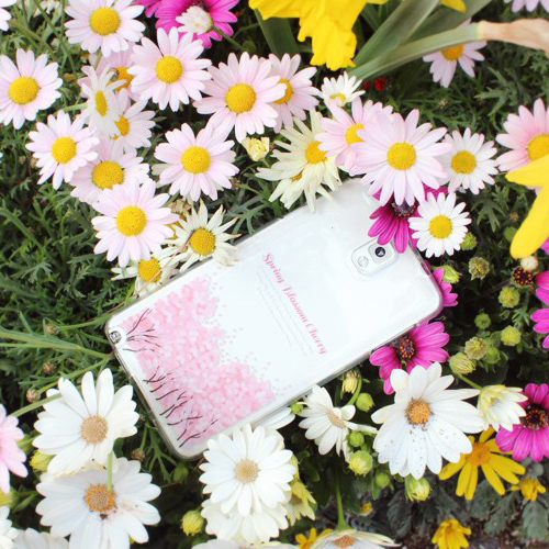 Cherry Blossom Clear Jelly Case iPhone 6/6S iPhone 6/6S Plus made in Korea - Picture 7 of 11