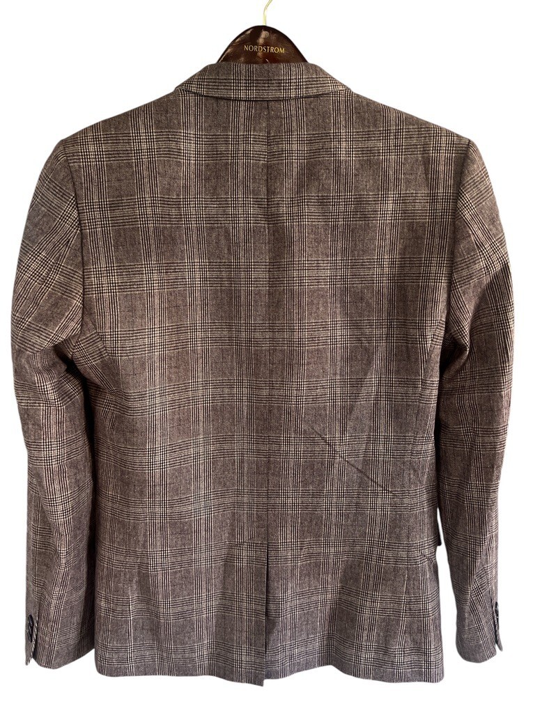 Ted Baker London Mens Designer Suit Jacket Blazer Brown