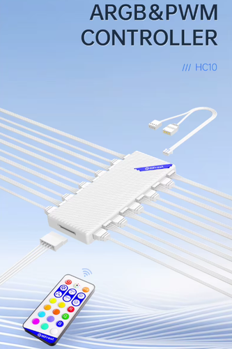 10 ARGB Strip Fan Controller Hub Splitter for Desktop Computer PC AURA SYNC - Picture 15 of 17