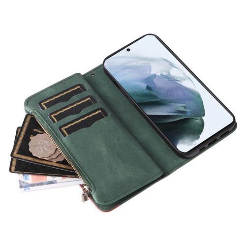 Funda protectora magnética con cremallera billetera de cuero para teléfono para Samsung Galaxy A14 A13 A24 A53 - Imagen 44 de 84