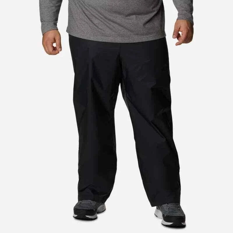 NWT $60 Columbia Rebel Roamer Rain Pants 3XT 36" Inseam Tall Black Waterproof