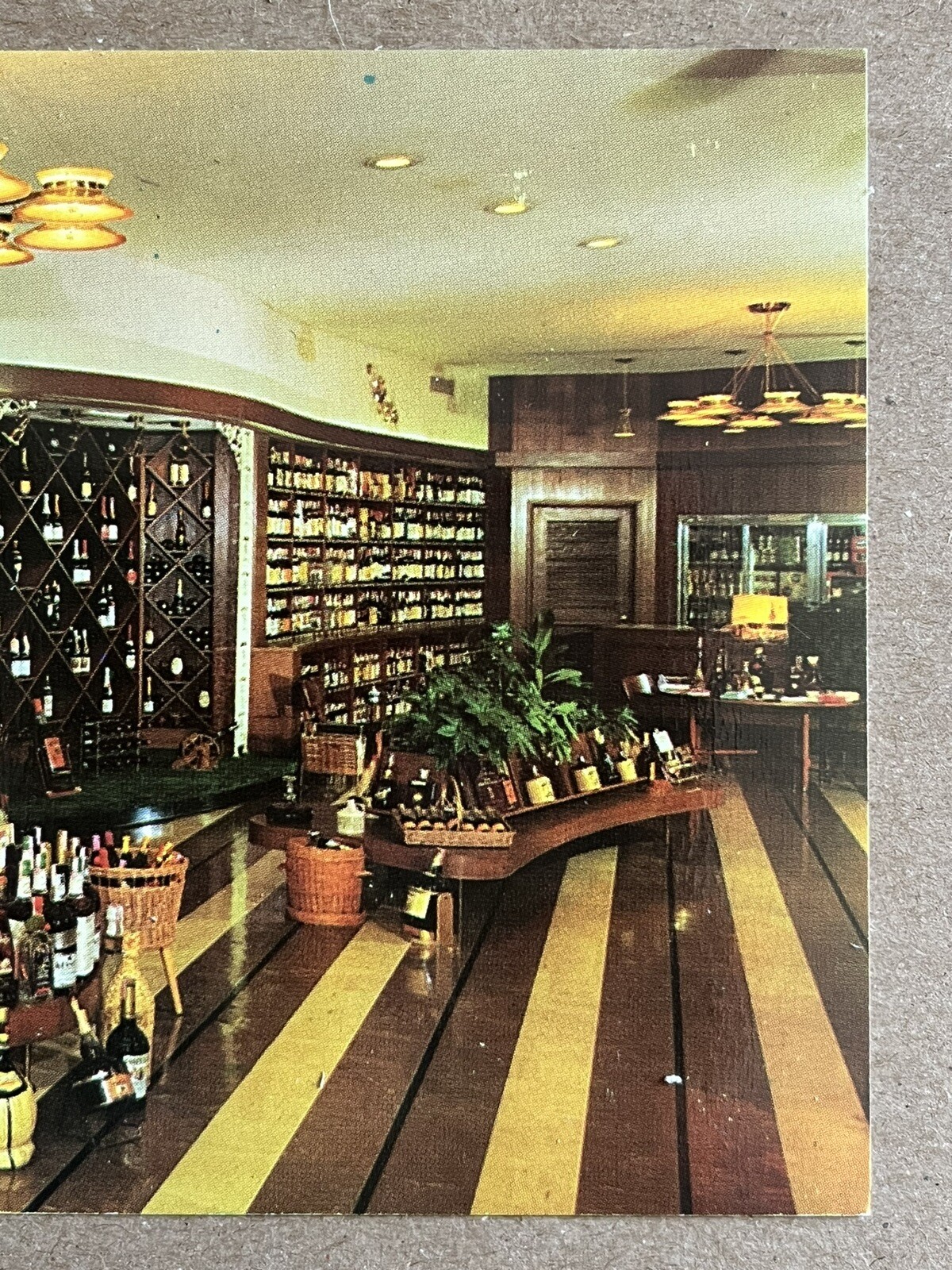 Spring Lake New Jersey Liquor Store Interior Bottle Shop Vintage Chrome