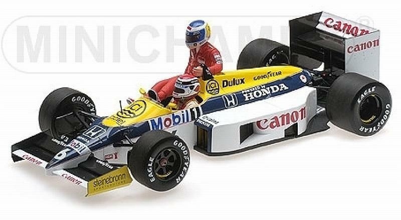Williams FW11 Honda GP Germany 1986 Nelson Piquet with 1 18 MINICHAMPS 117860106 Williams Williams Williams FW11 Honda GP Germany 1986 Nelson Piquet with 1 18 MINICHAMPS 117860106 cbf105