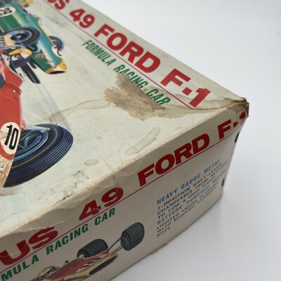 Vtg ASAHI Lotus 49 Ford F-1 Junior Race Car, Battery Vtg ASAHI Lotus 49 Ford F-1 Junior Race Car, Battery