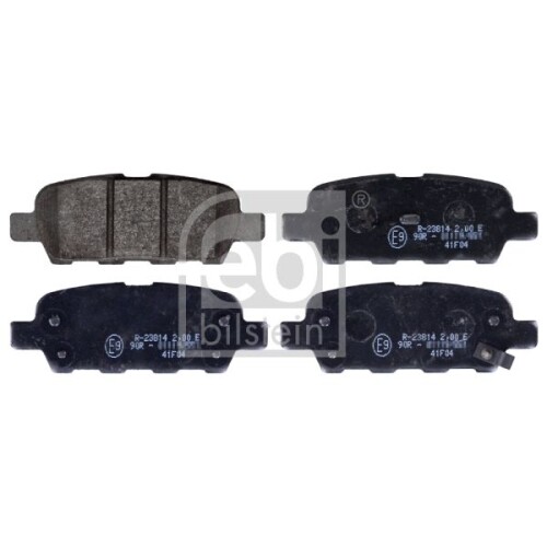 Bremsbelagsatz, Scheibenbremse FEBI BILSTEIN 116198 für NISSAN RENAULT - Bild 2 von 2