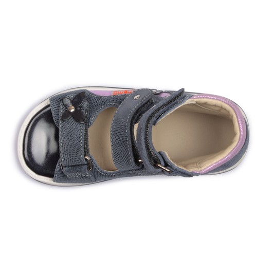 Memo Agnes Girls' Toddler Orthopedic Corrective High-Top AFO Leather Sandal - Picture 16 of 34
