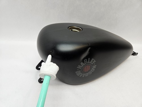 OEM Harley-Davidson Sportster XL883 Iron Gas Fuel Tank DAMAGED❗ - Picture 3 of 20