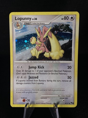 Lopunny 9/17 POP Series 9 Holo Foil Rare Pokemon Near Mint - Picture 1 of 6