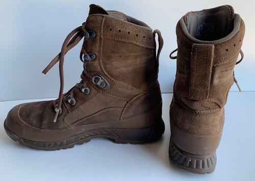 HAIX Botas del Desierto Genuinas EJÉRCITO BRITÁNICO Excedente Combate Alta Responsabilidad Marrón Masculino - Imagen 12 de 21