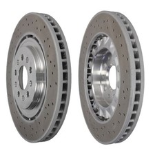 Dischi freno anteriori forati SHW X2 per Maserati Ghibli 3.0 M157 Quattroporte 13-17