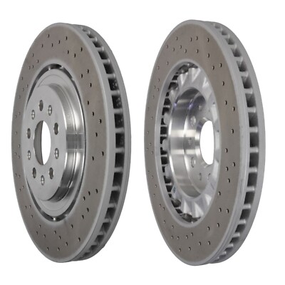 SHW Bremsscheiben vorne gelocht X2 für MASERATI GHIBLI 3.0 M157 QUATTROPORTE 13-17