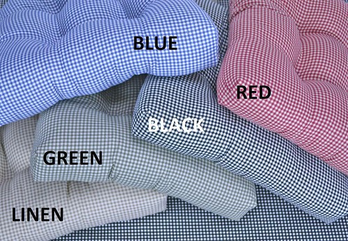 SET TENDA A STRATI Ellis Logan Check cucina cotone Gingham rosso intenso 68X36 NUOVO - Foto 8 di 11